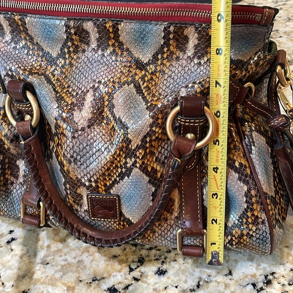 Dooney & Bourke Limited Edition Python/Snakeskin Florentine Satchel - Picture 11 of 16